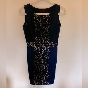 The Limited navy lace sheath dress